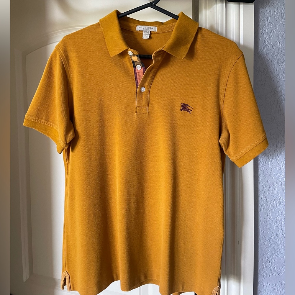 Orange/Yellow Burberry Polo